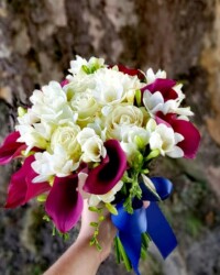 buchet-cale-si-lisianthus