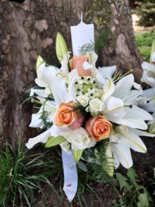 lumanare-cununie-crini-albi-floral-studio-iasi