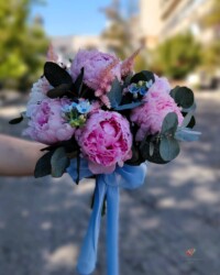 buchet-de-mireasa-bujori-roz-floral-studio-iasi