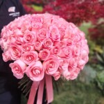 buchet-mare-trandafiri-roz-floral-studio-iasi