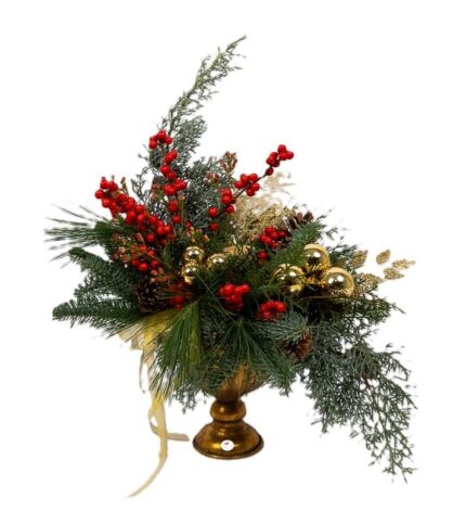aranjament-craciun-pocal-auriu-floral-studio-iasi