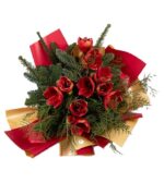 buchet-amaryllis-rosu-cu-flori-de-iarna-floral-studio-iasi