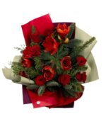 buchet-cu-amaryllis-si-trandafiri-rosii-floral-studioi-iasi