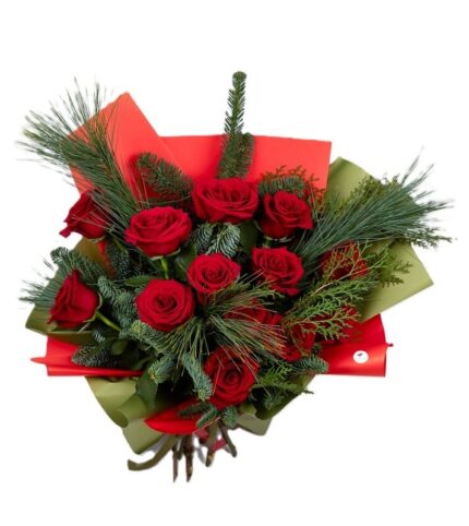buchet-rudolf-13-trandafiri-rosii-flori-iarna-floral-studio-iasi
