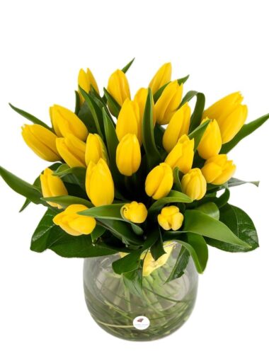 Buchet lalele galbene 2