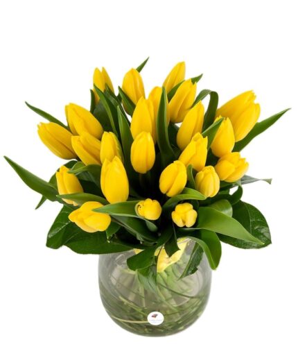 Buchet lalele galbene 2