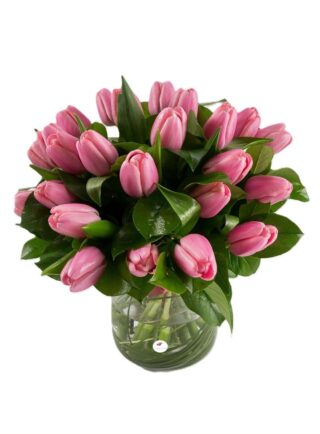 Buchet lalele roz 1