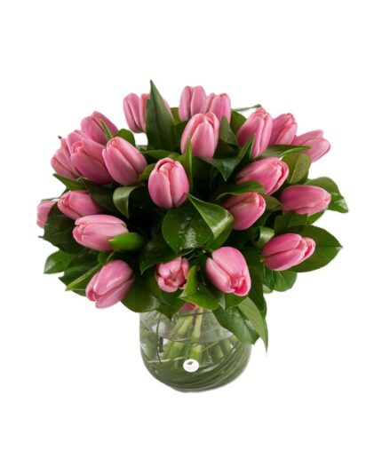 Buchet lalele roz 1