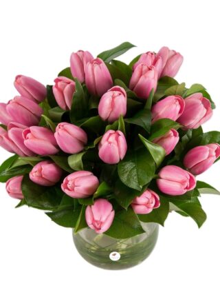 Buchet lalele roz 2