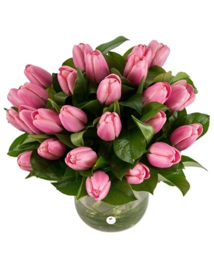 Buchet lalele roz 2