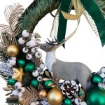 Coroniță cu brad artificial și accesorii de Crăciun - imagine 2