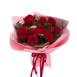 Buchet 11 trandafiri rosii