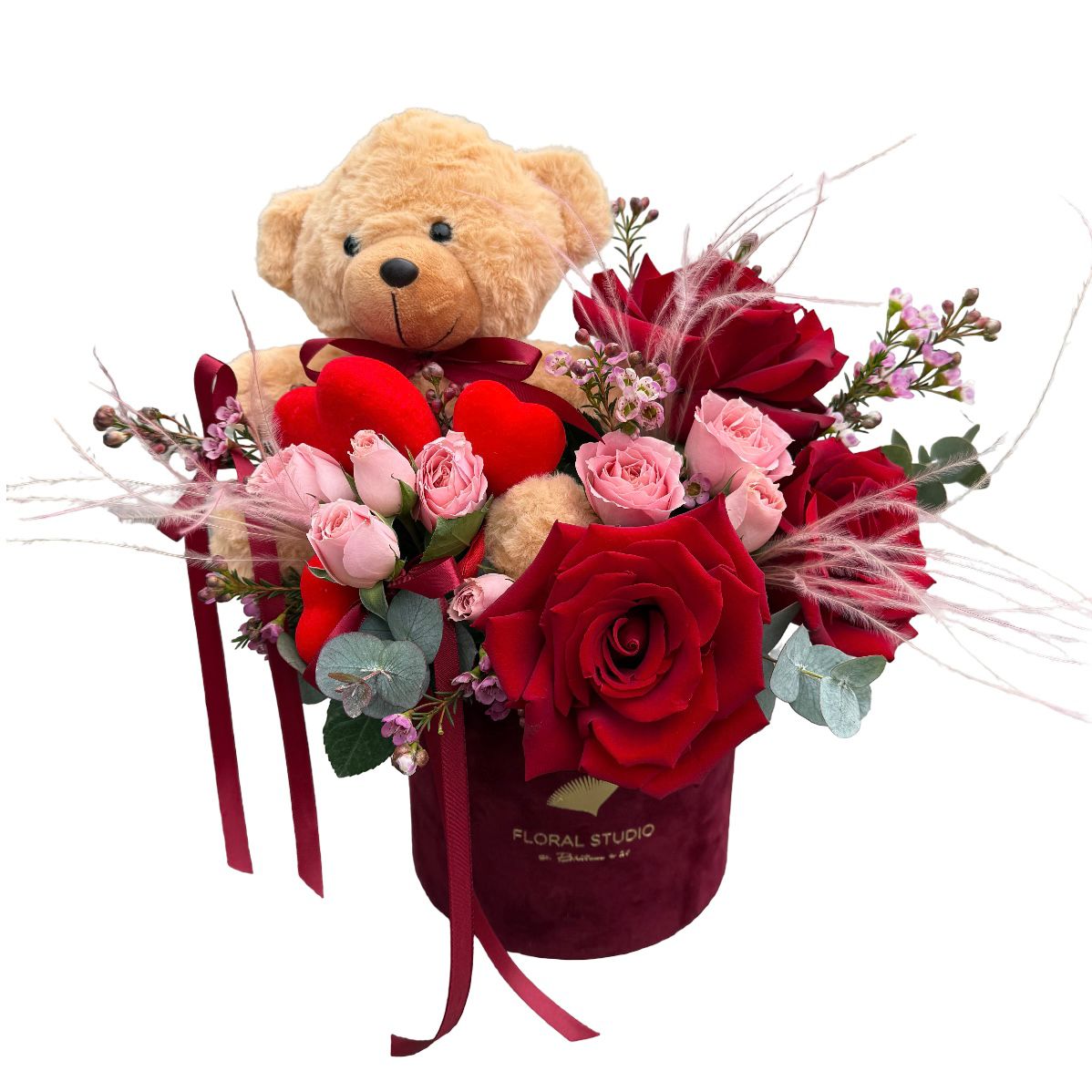 aranjament_sweet_teddy_box_1 Aranjament Sweet Teddy Box - imagine 1