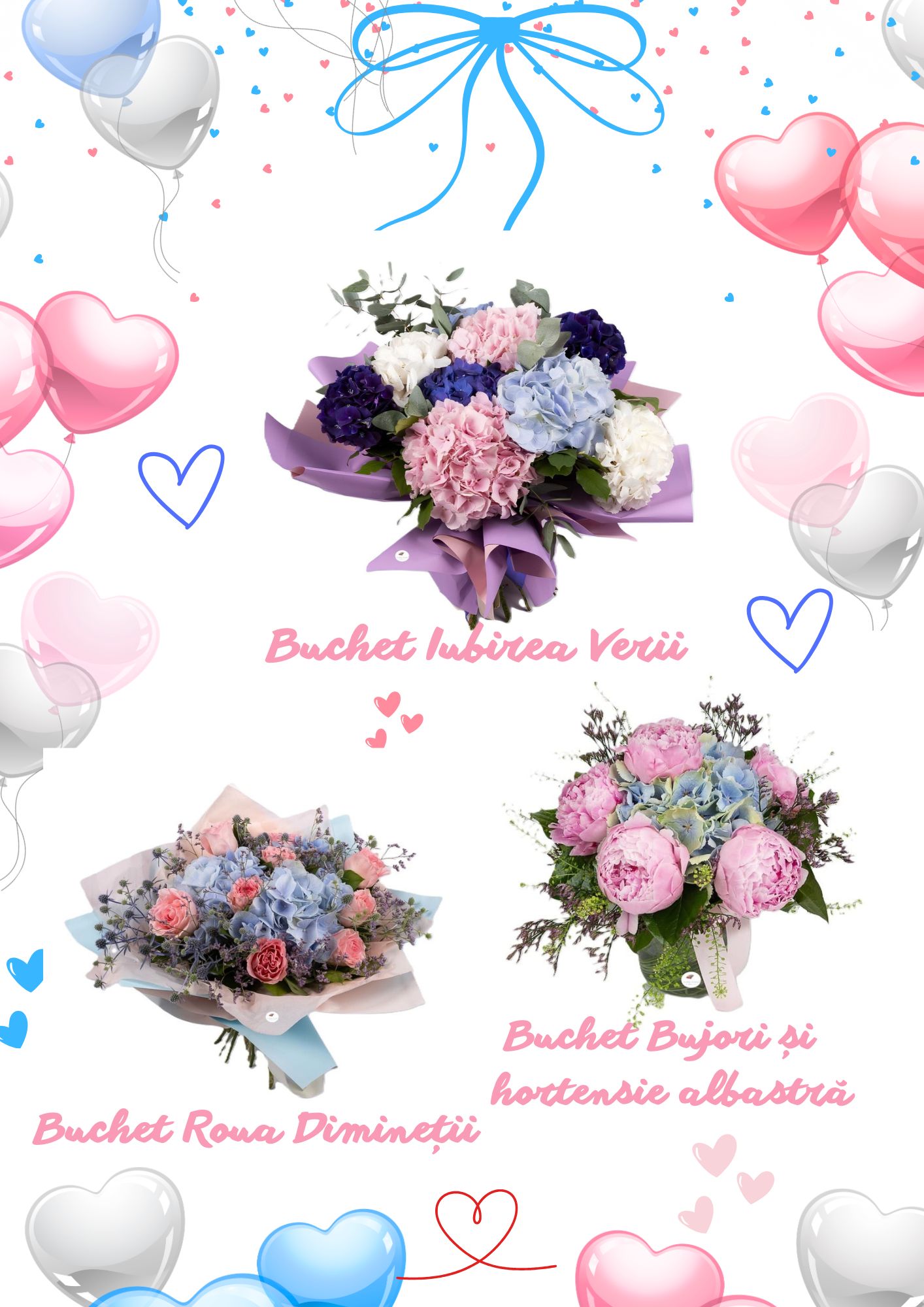 Buchet de vară colorat - Floral Studio Iași