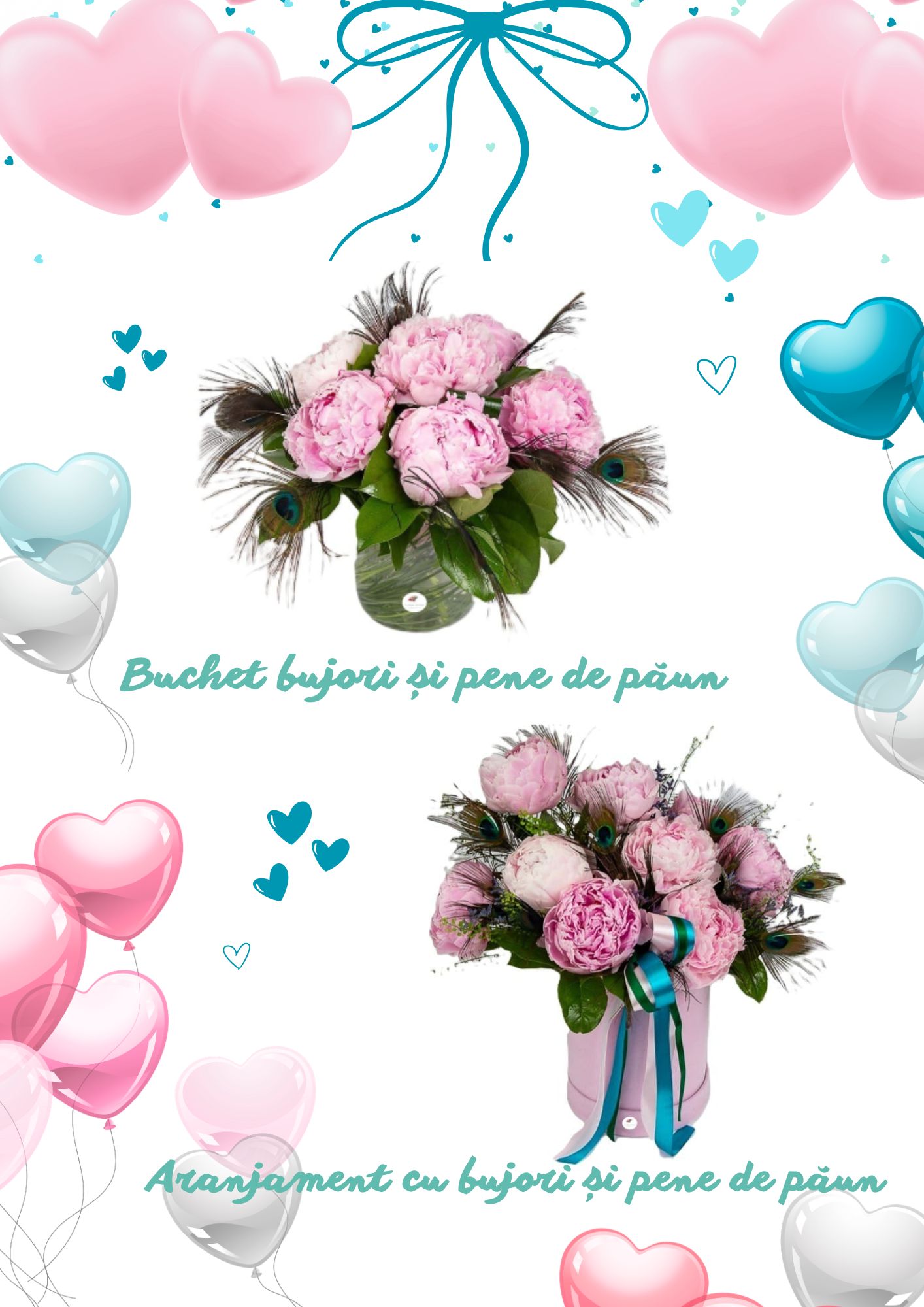 Buchet de vară cu bujori - Floral Studio Iași