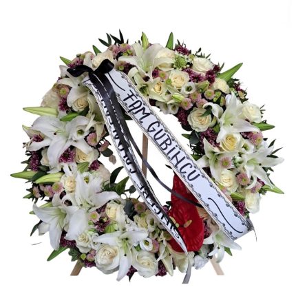 Coroană funerară Ultimul Omagiu - Floral Studio Iași