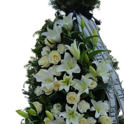 Coroană funerară Veșnică amintire - coroane funerare Iași